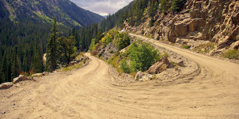 Old Fall River Road in Rocky Mountain National Park